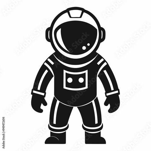 Astronaut Black silhouette