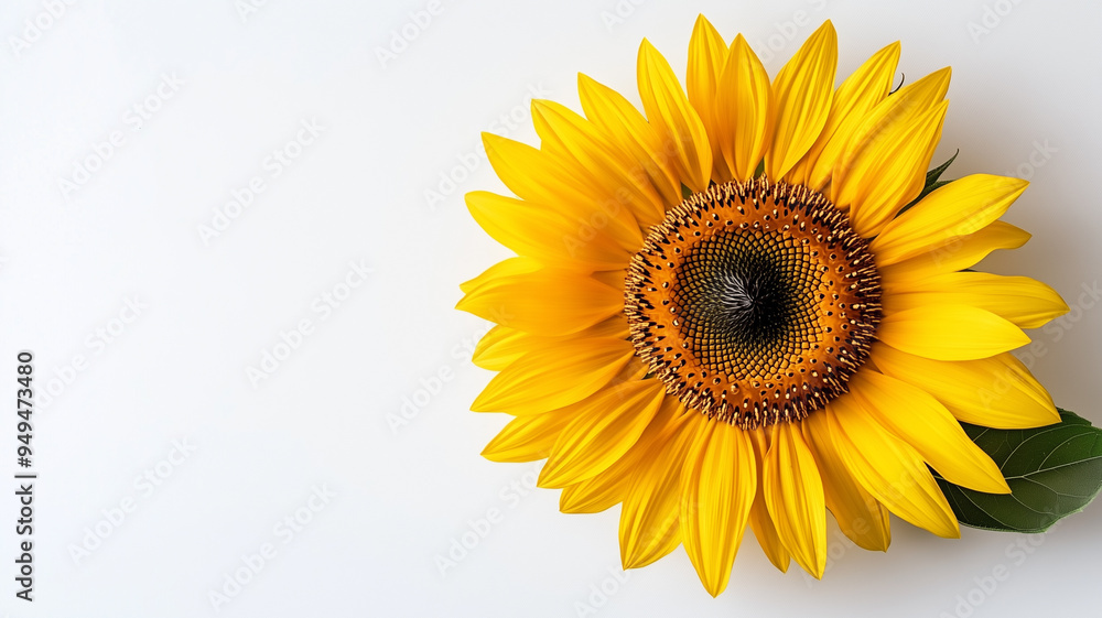 sunflower on white sunflower on white
