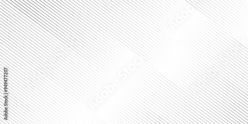 Abstract thin black and white gradient silver tech stripe diagonal line vector carve wave minimal texture. vector illustration monochrome stripe pattern technology web graphic design.