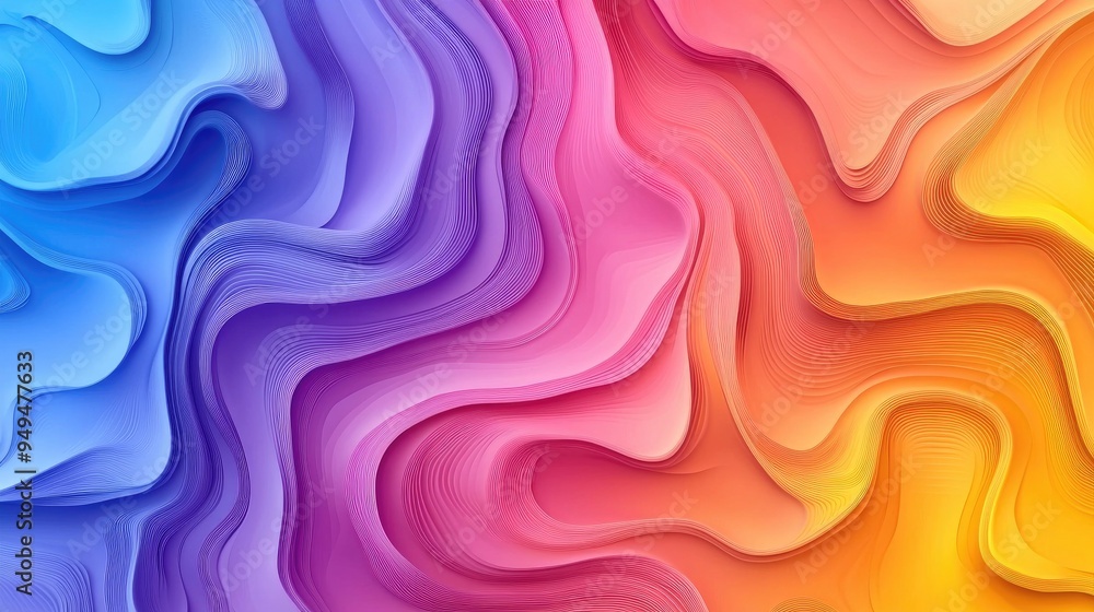 Vibrant multicolored abstract gradient background design Vibrant multicolored abstract gradient background design
