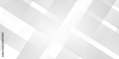 	
Abstract thin black and white gradient silver tech stripe diagonal line vector carve wave minimal texture. vector illustration monochrome stripe pattern technology web graphic design.