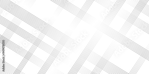 Abstract thin black and white gradient silver tech stripe diagonal line vector carve wave minimal texture. vector illustration monochrome stripe pattern technology web graphic design.