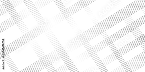 	
Abstract thin black and white gradient silver tech stripe diagonal line vector carve wave minimal texture. vector illustration monochrome stripe pattern technology web graphic design.
