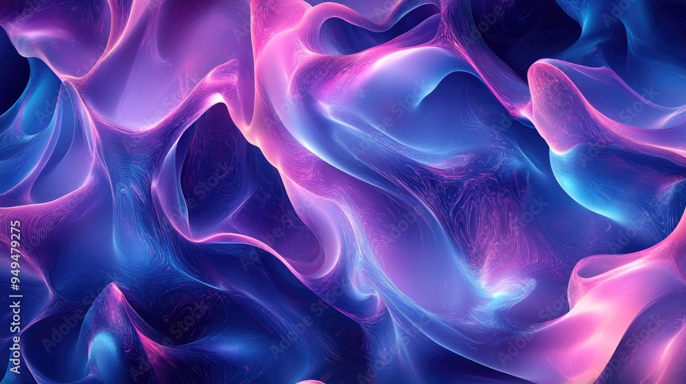 Vibrant and chaotic fractal pattern Abstract shapes created through 3D rendering perfect for use as a background or wallpaper Vibrant and chaotic fractal pattern Abstract shapes created through 3D rendering perfect for use as a background or wallpaper