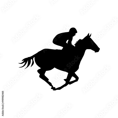 Jockey On Horse