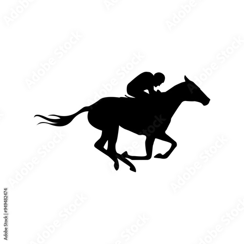 Jockey On Horse