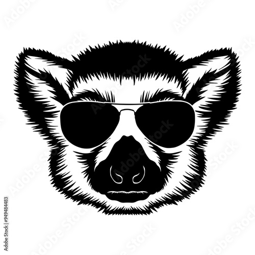 Lemur In Sunglasses