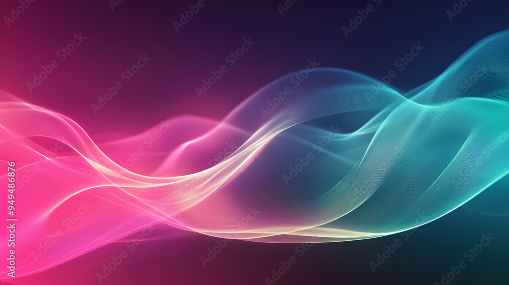 Abstract blue and pink colorful wave background with smooth gradient glowing and flowing with blending colors seamlessly with dynamic effect texture Abstract blue and pink colorful wave background with smooth gradient glowing and flowing with blending colors seamlessly with dynamic effect texture