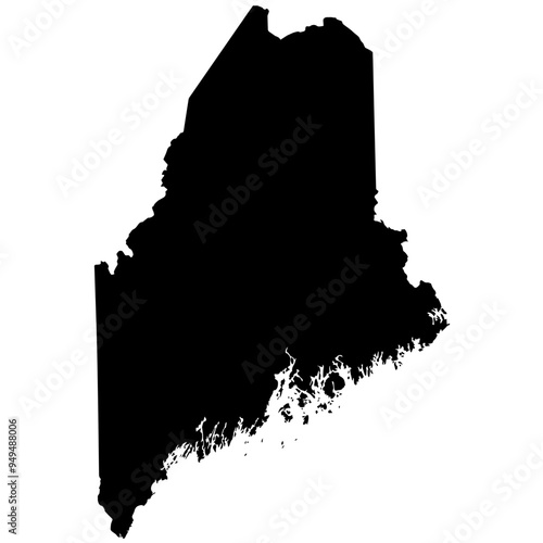 Maine Solid Black