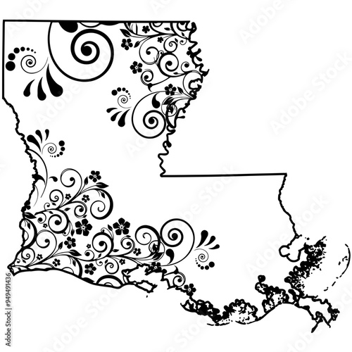Louisiana Vine Pattern