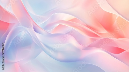 Empty abstract backdrop with elements like dynamic lighting and pastel colors.