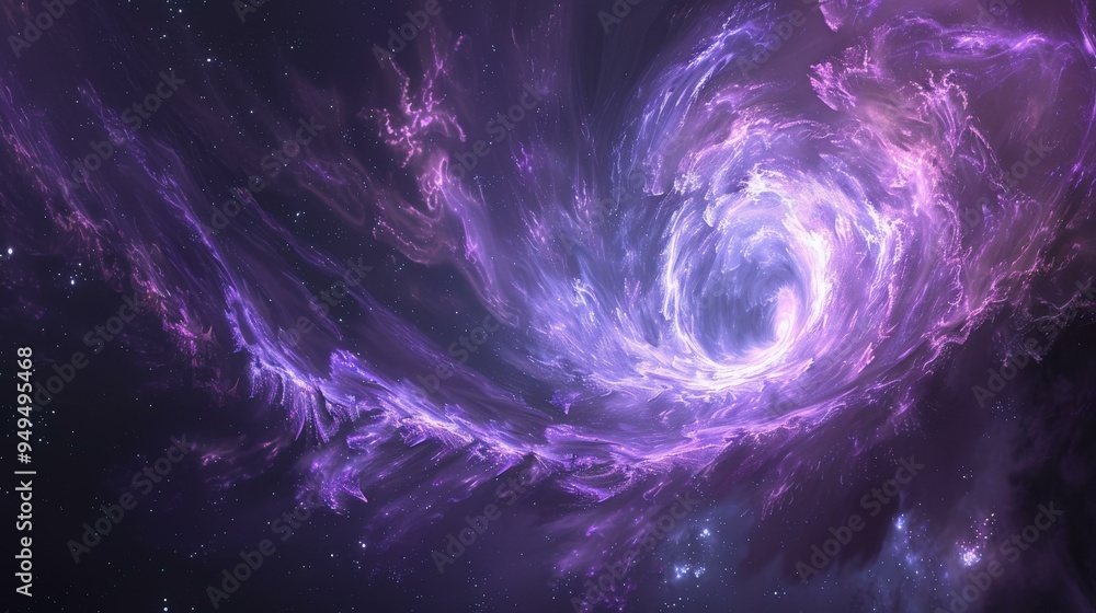 Purple Nebula Space Vortex Galaxy Abstract Background Purple Nebula Space Vortex Galaxy Abstract Background
