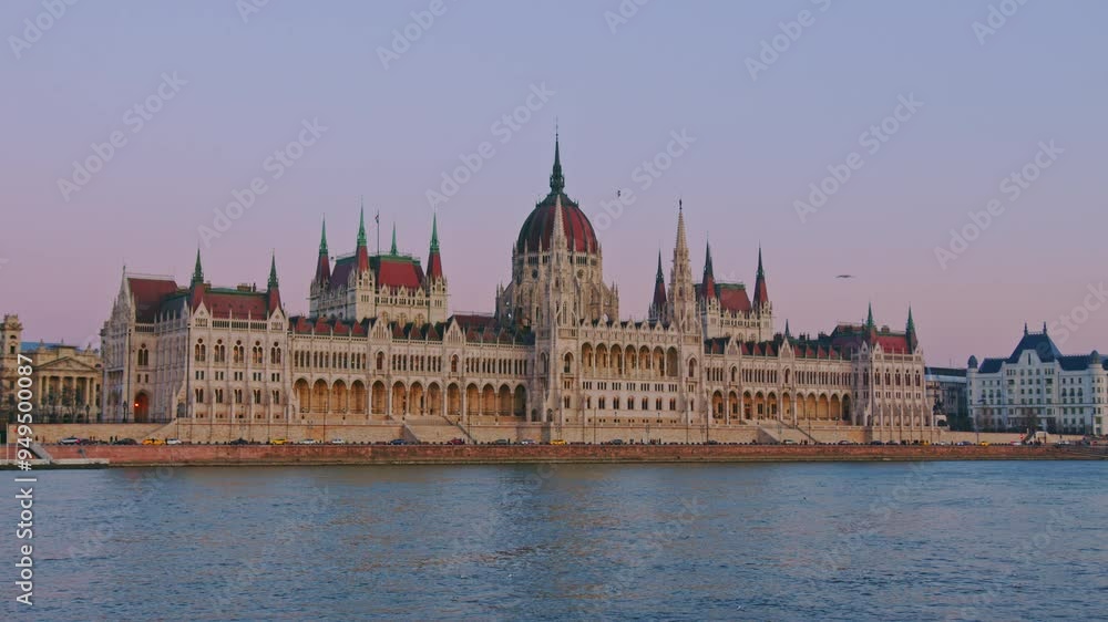 Budapest Parliament, Hungary, Danube River Budapest Parliament, Hungary, Danube River