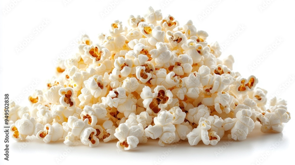 Pile of Freshly Popped Popcorn Generative AI Pile of Freshly Popped Popcorn Generative AI