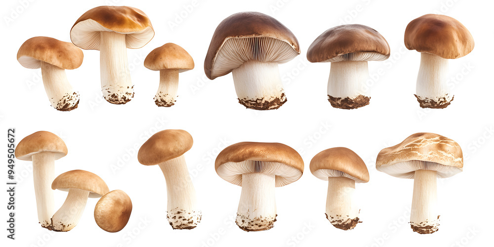 A collection of Champignon mushrooms, highlighting their rich nutrients and versatility in cooking.. A collection of Champignon mushrooms, highlighting their rich nutrients and versatility in cooking..