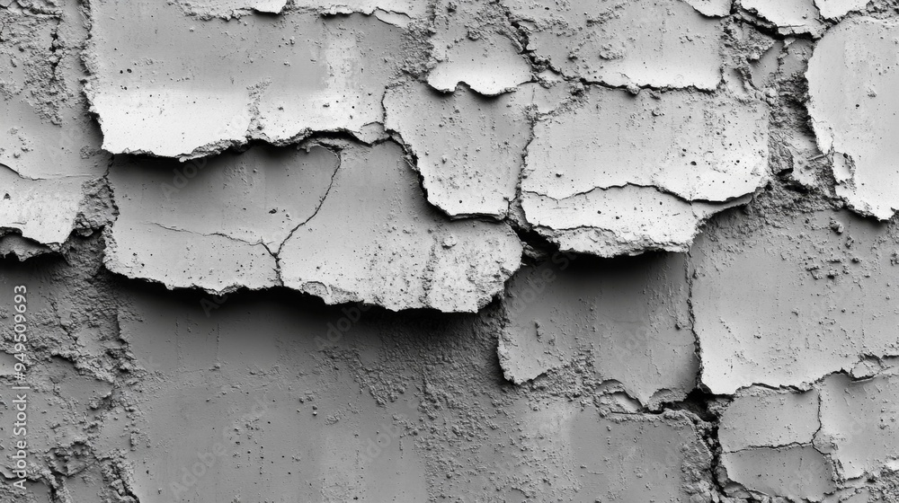 Cracked and Peeling Wall Texture Generative AI Cracked and Peeling Wall Texture Generative AI