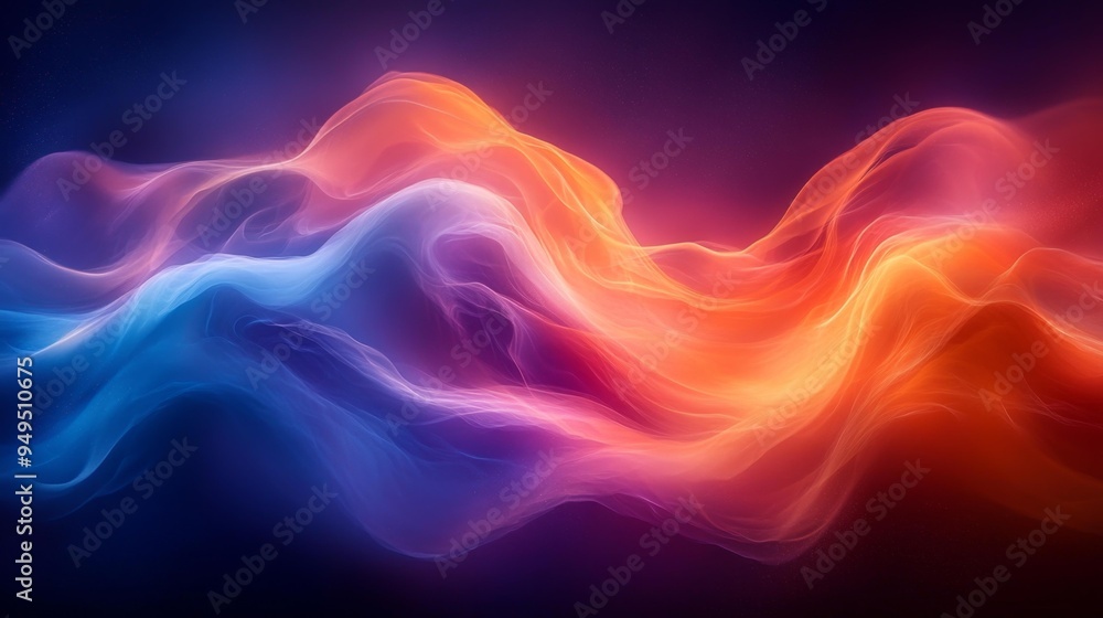 Colorful Flowing Waves of Light Generative AI Colorful Flowing Waves of Light Generative AI