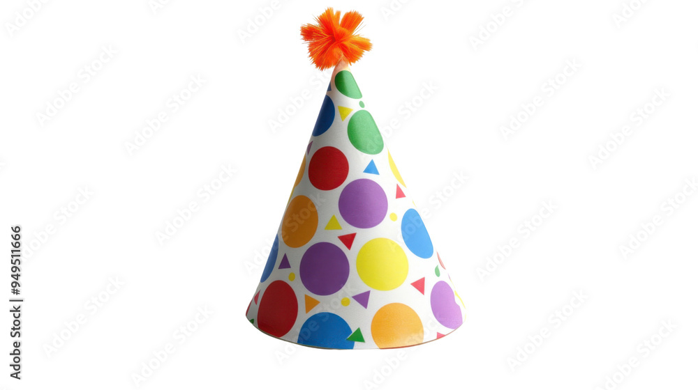 Party hat isolated on white background Party hat isolated on white background