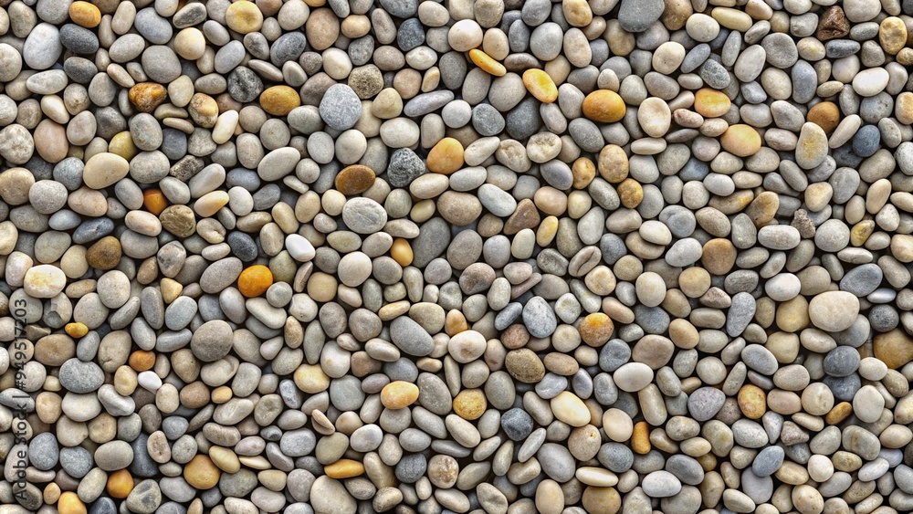 Colorful Mix of Small Pebbles in Various Shades for Natural Backdrop Colorful Mix of Small Pebbles in Various Shades for Natural Backdrop