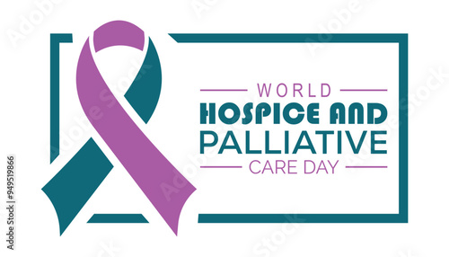 World Hospice and Palliative Care Day is observed every year on October. Medical Healthcare Awareness concept. background, placard, banner template Vector illustration design.