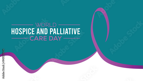 World Hospice and Palliative Care Day is observed every year on October. Medical Healthcare Awareness concept. background, placard, banner template Vector illustration design.
