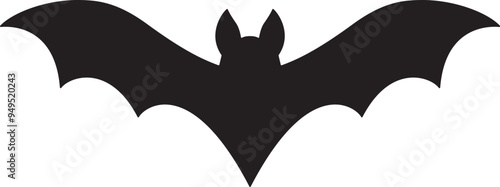 Halloween Bat on a white background