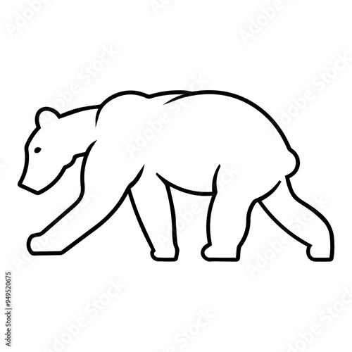 Baby Bear Outline