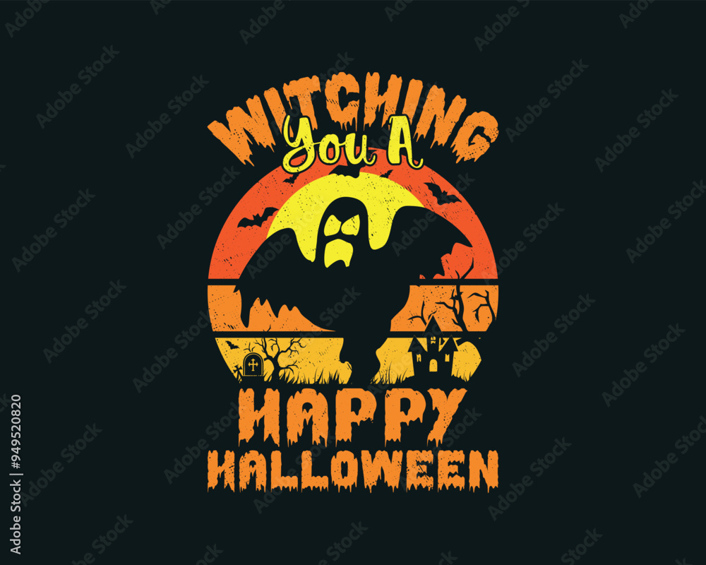 Vector Halloween t-shirt design, Best Halloween t-shirt design for Halloween day, happy Halloween October 31 t-shirt design template. Vector Halloween t-shirt design, Best Halloween t-shirt design for Halloween day, happy Halloween October 31 t-shirt design template.