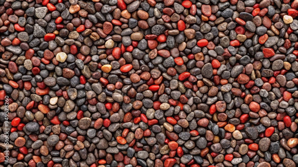 Tiny Volcanic Pebbles in a Mix of Earthy Tones for Natural Texture Backgrounds Tiny Volcanic Pebbles in a Mix of Earthy Tones for Natural Texture Backgrounds