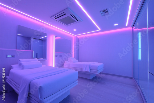 Treatment Room In A Spa Com...
