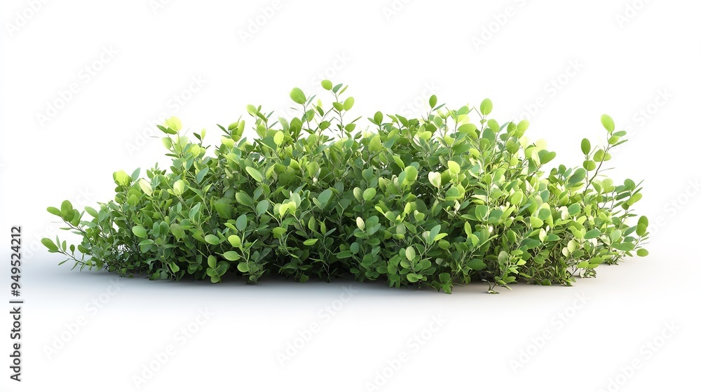 green bush isolated on white background green bush isolated on white background