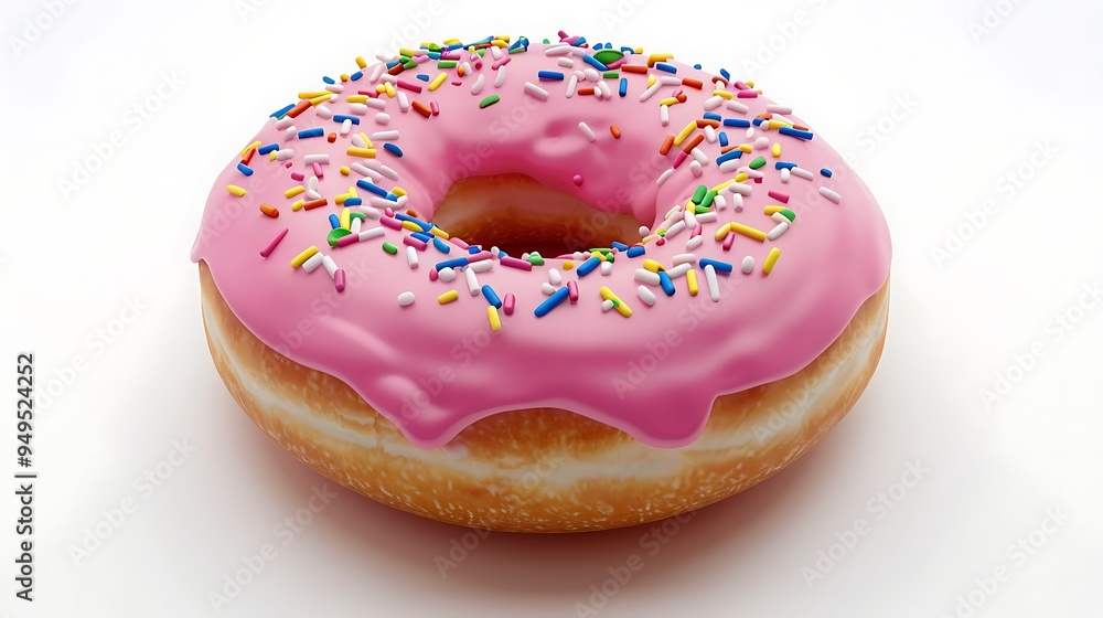 Closeup of donuts with colored sparks. Closeup of donuts with colored sparks.