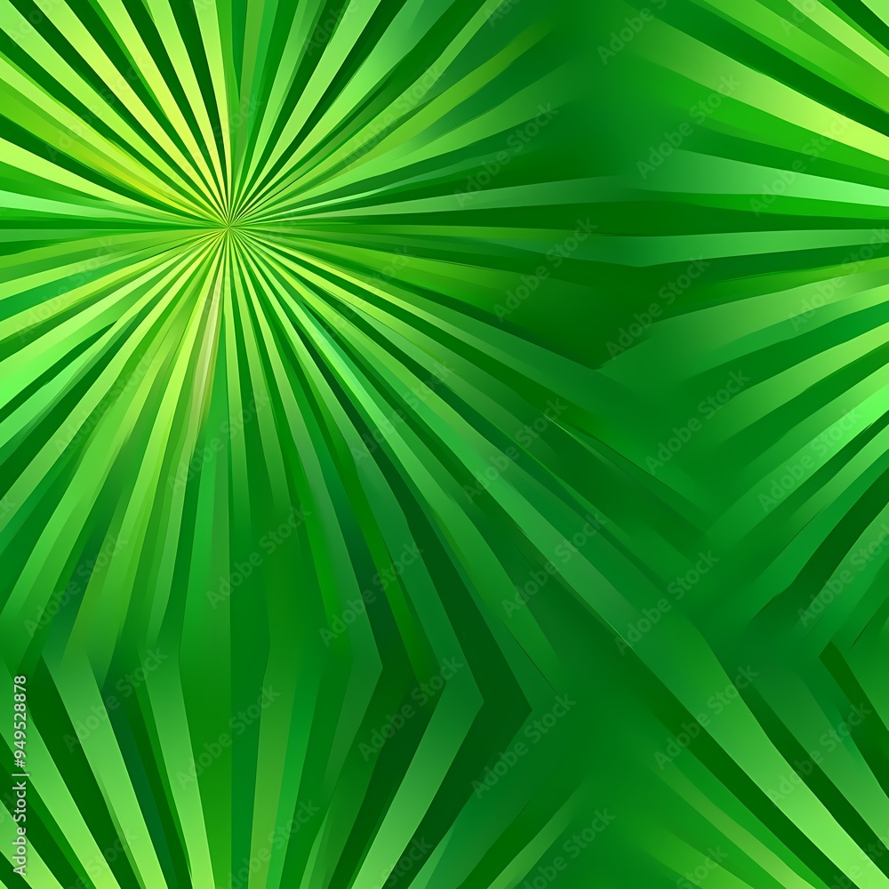 Abstract green radial burst pattern with dynamic lines and vivid colors. Abstract green radial burst pattern with dynamic lines and vivid colors.