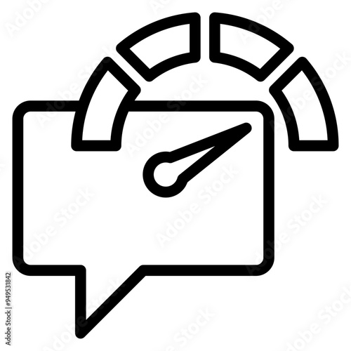 Gauge Outline Icon