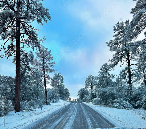 road in winter