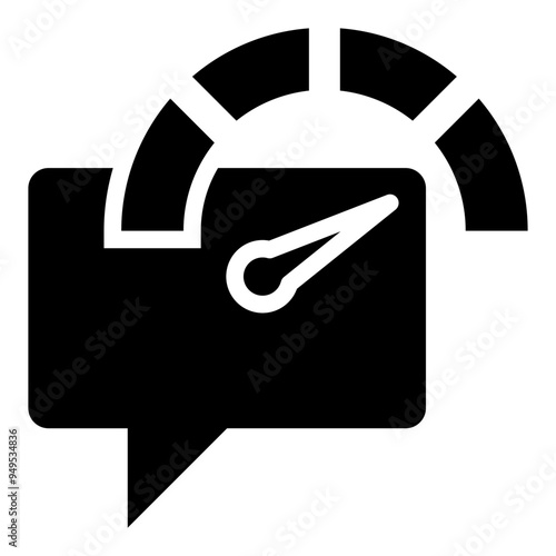 Gauge Glyph Icon