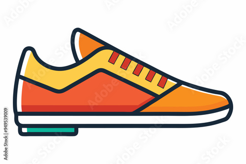 unique shoes and  boots icon vector illustration 