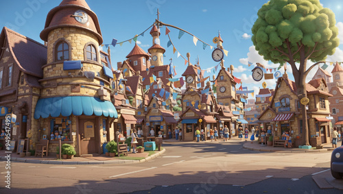 street in the city