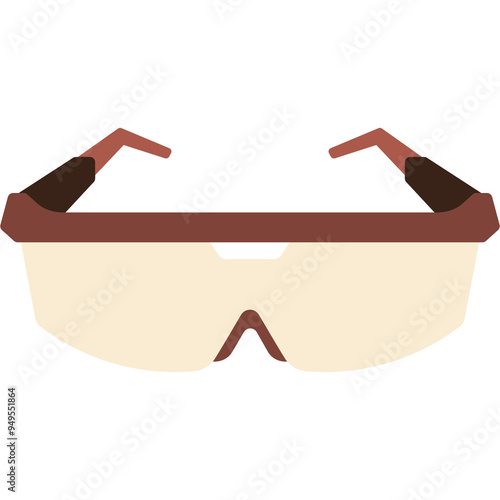 Safety Glasses Illustration
