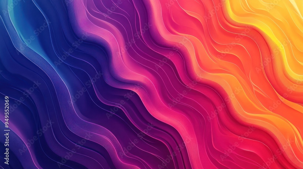 Abstract Wavy Gradient Background Abstract Wavy Gradient Background