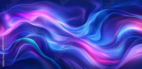 Dreamy purple blue background particle fluid cloth background picture