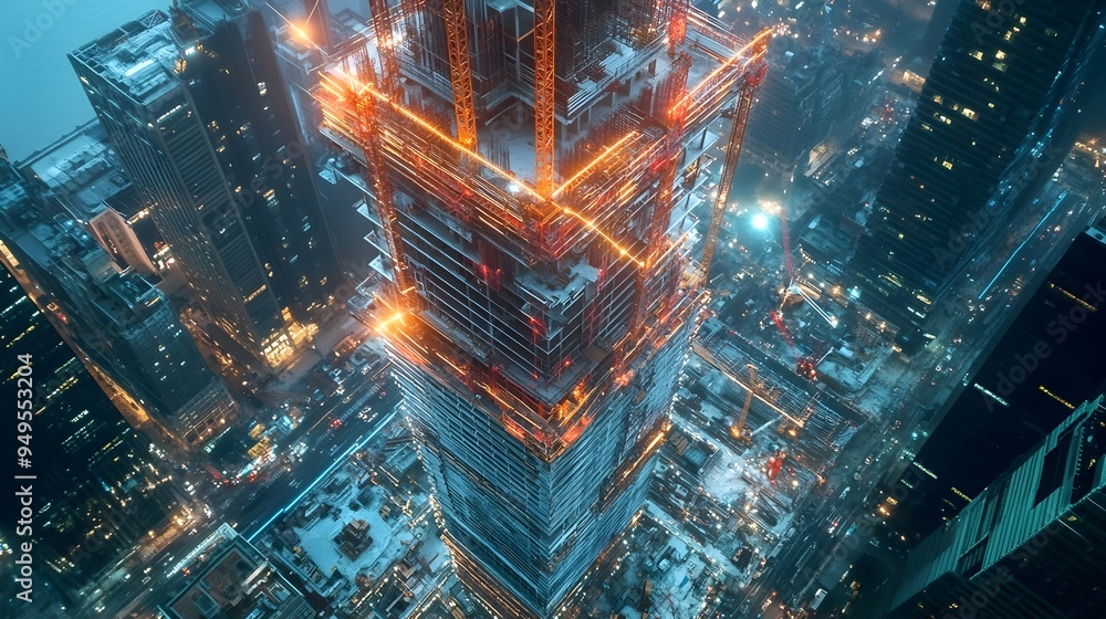 Innovative IoT Enabled Systems Orchestrating Seamless Coordination and Workflow Management for Multiple Construction Teams on a Ambitious Skyscraper Development Project Innovative IoT Enabled Systems Orchestrating Seamless Coordination and Workflow Management for Multiple Construction Teams on a Ambitious Skyscraper Development Project