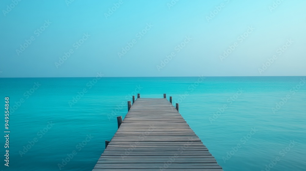 A pier to the ocean A pier to the ocean