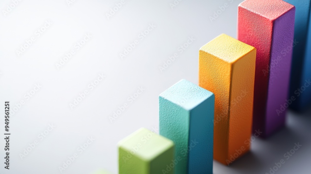 A colorful bar graph depicting rising living costs with a clean, high contrast background and sharp, distinct graphics A colorful bar graph depicting rising living costs with a clean, high contrast background and sharp, distinct graphics
