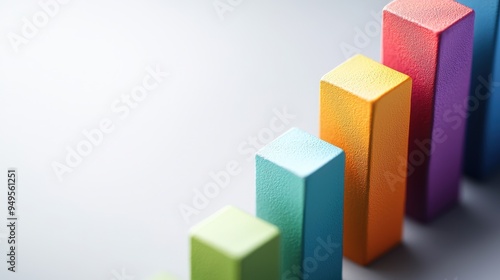 A colorful bar graph depicting rising living costs with a clean, high contrast background and sharp, distinct graphics