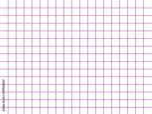 purple grid square graph line full page on white paper background