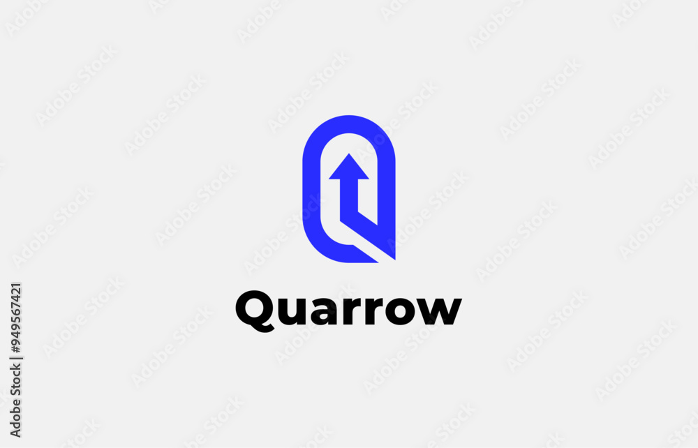 Logo Arrow and Letter Q, Template creative design fintech, technology, arrow, growth and increase symbols icon. Editable file Logo Arrow and Letter Q, Template creative design fintech, technology, arrow, growth and increase symbols icon. Editable file