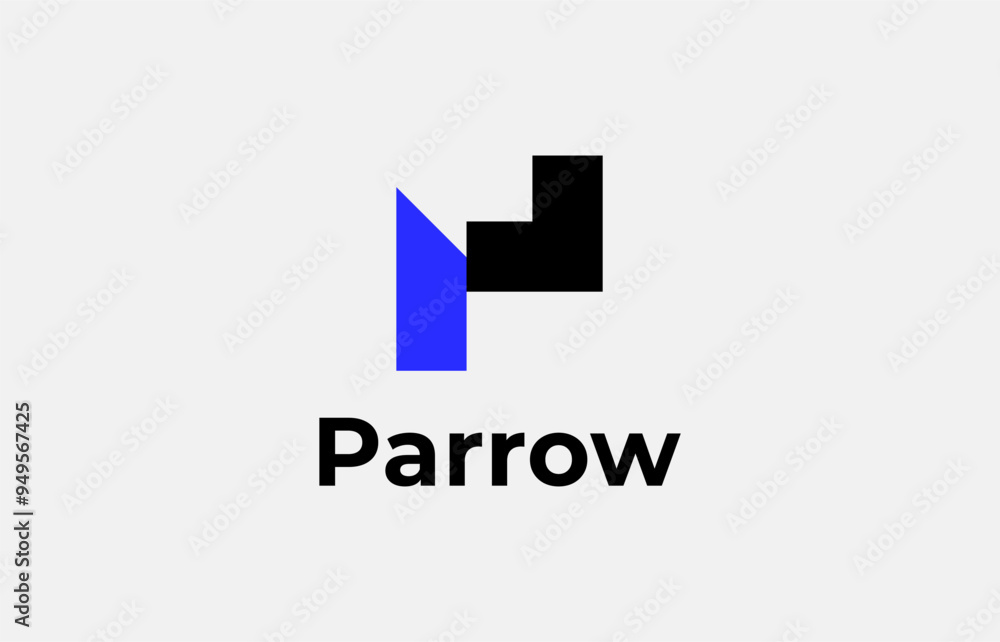 Logo Arrow and Letter P, Template creative design fintech, technology, arrow, growth and increase symbols icon. Editable file Logo Arrow and Letter P, Template creative design fintech, technology, arrow, growth and increase symbols icon. Editable file