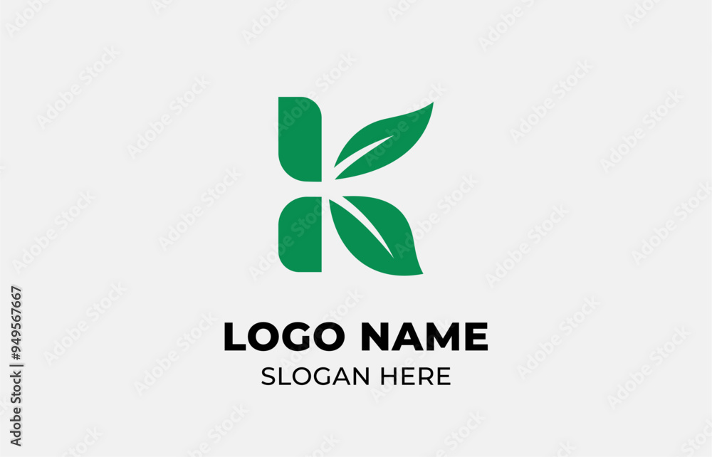 Logo Leaf symbols and Letter K. Template design Nature, tree, go green and growth concept with icon. Editable file Logo Leaf symbols and Letter K. Template design Nature, tree, go green and growth concept with icon. Editable file