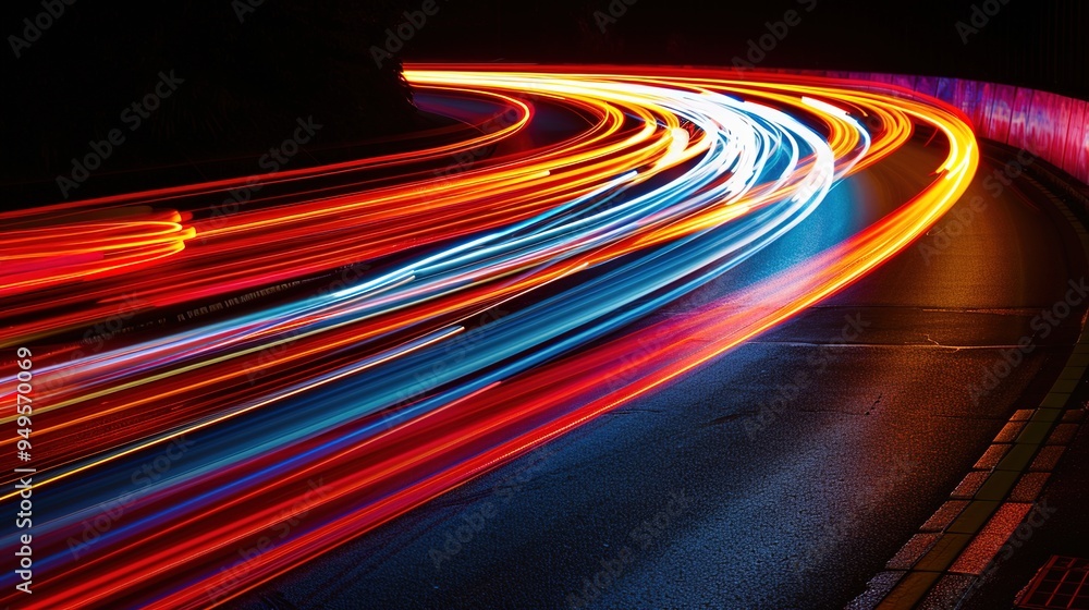 light trail pattern wallpaper